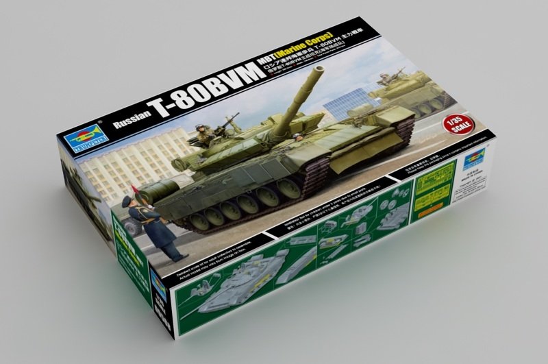 Trumpeter 09588 Russian T-80BVM MBT(Marine Corps) 1/35 – imagen 2