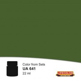 Lifecolor UA641 Marine royale américaine Seconde Guerre mondiale WA Semtex Vert 22 ml