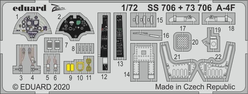 Eduard 73706 A-4F for Hobby Boss 1/72 – immagine 2