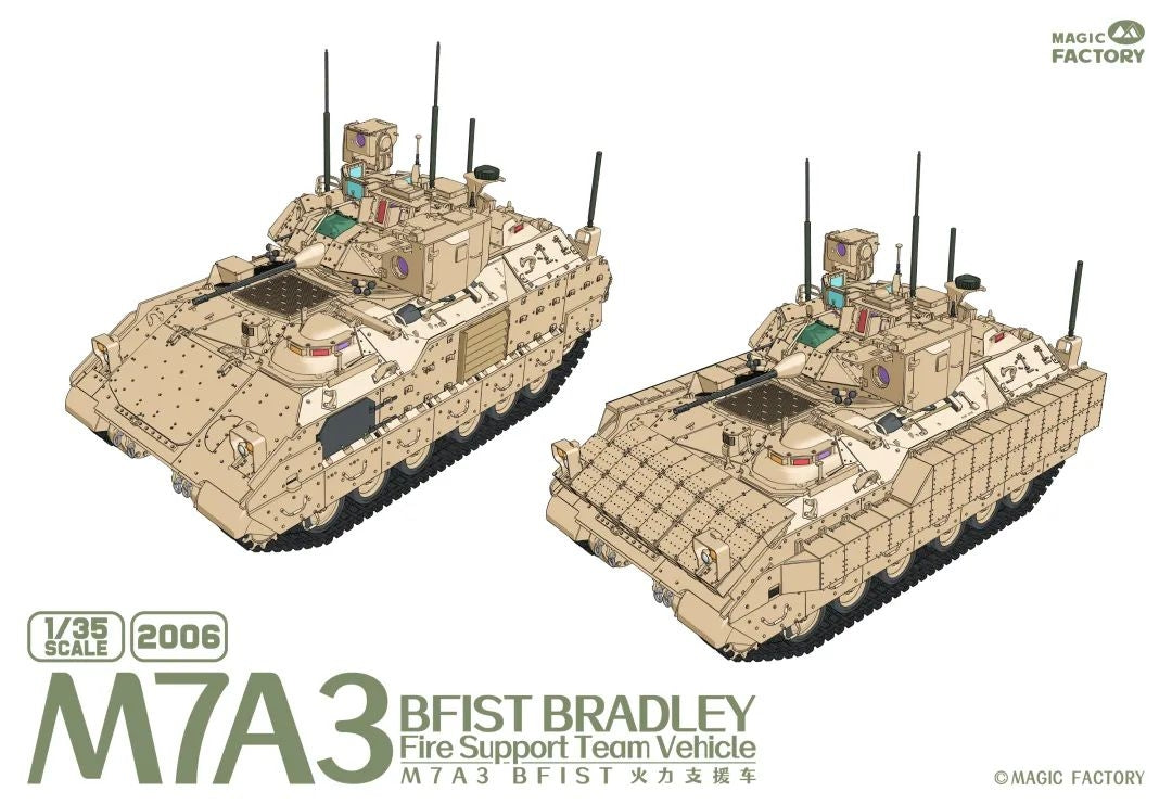 Magic Factory 2006 M7A3 BFIST Bradley Fire Support Team Vehicle 1/35 – Bild 6