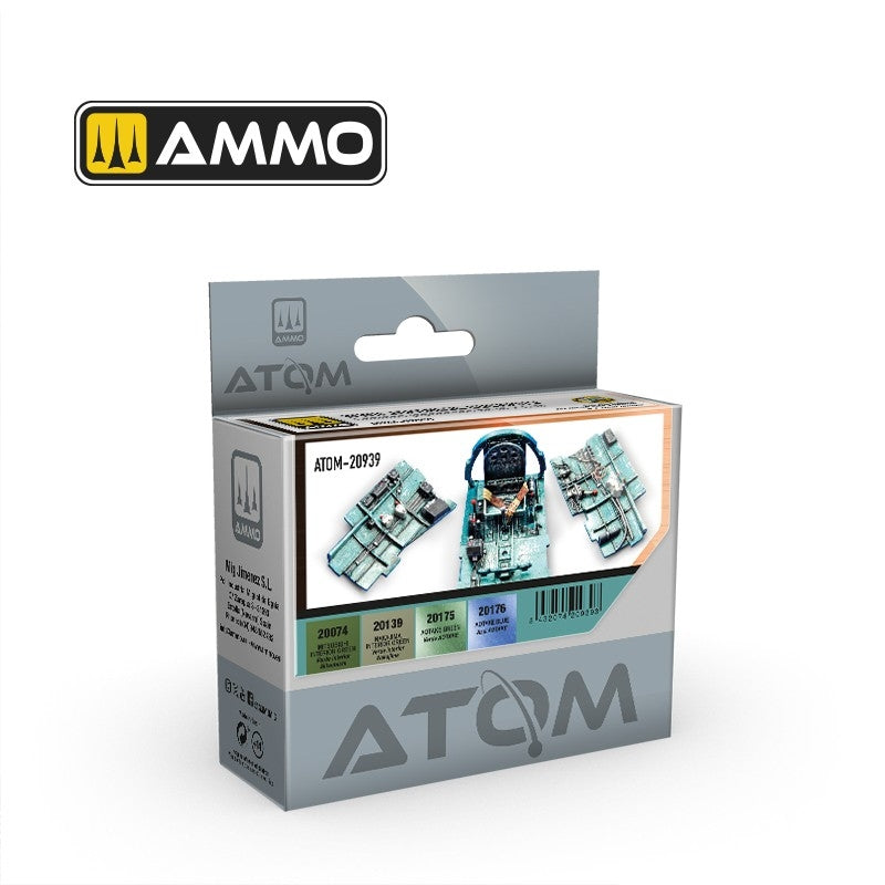 AMMO by Mig Jimenez 20939 ATOM WWII Japanese Cockpits Set 4x20ml 