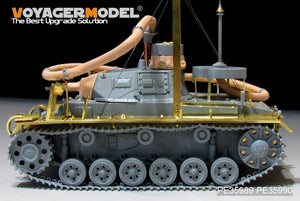 Voyager Model PE35989 WWII German Pz.KPfw.III (T)Ausf.F &amp;quot;Operation Seelowe&amp;quot; Basic For DRAGON 6877/6717 1/35 – imagen 16