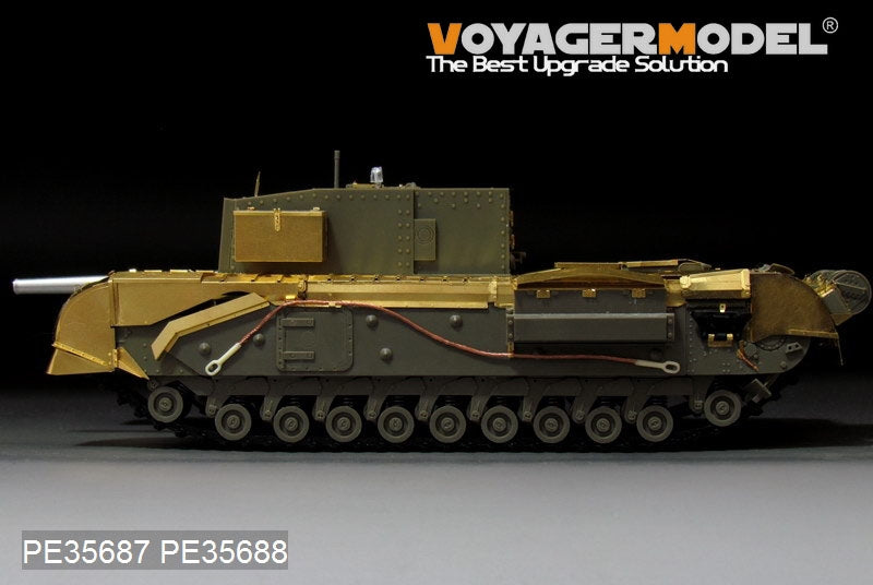 Voyager Model PE35688 WWII British Churchill 3inch gun 20 CWT Gun Fenders For AF35253 1/35 – image 3
