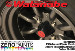 Zero Paints ZP-1540 Magnesium Paint for RS Watanabe 8 Spoke Wheels 30ml – imagen 2