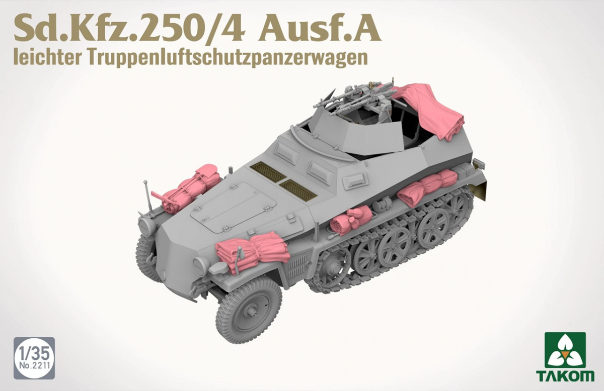 Takom 2211 Sd.Kfz.250/4 Ausf. A Leichter Truppenluftschutzpanzerwagen 1/35
