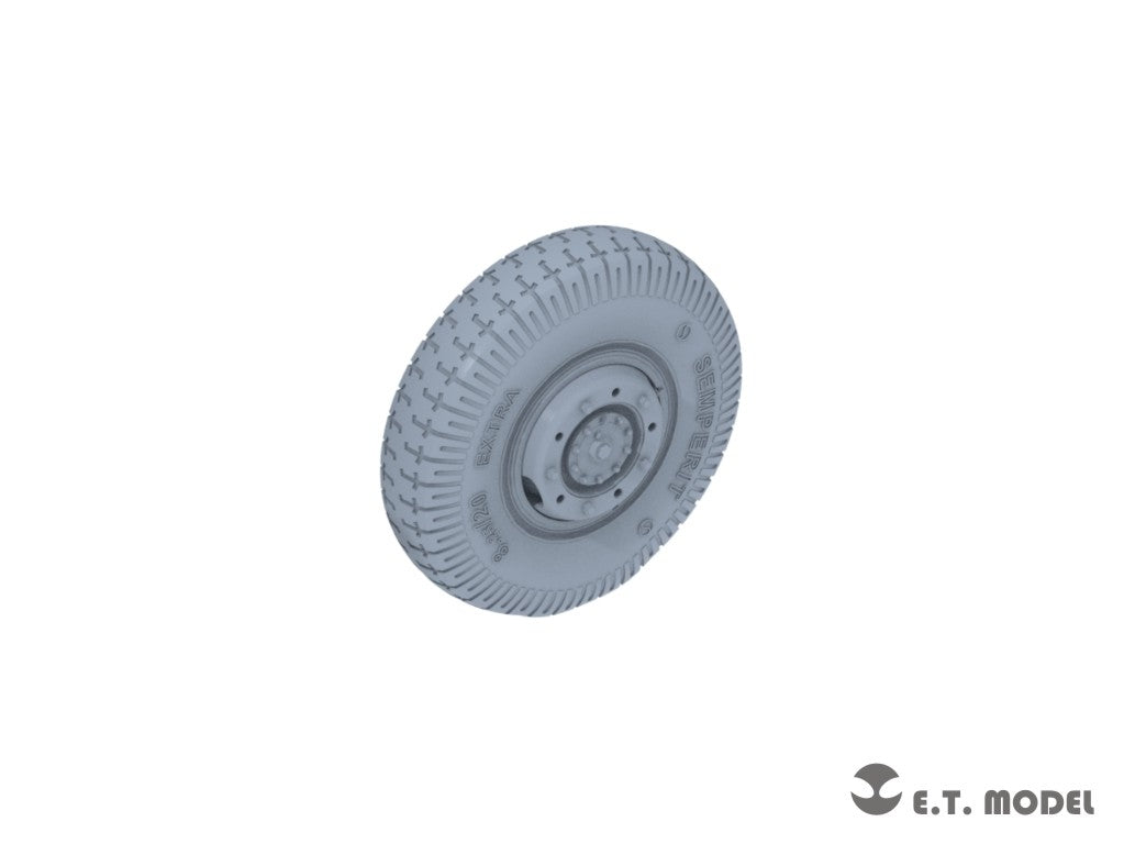 E.T. Model P35-105 WWII German Sd.Kfz.234 Large Diameter Weighted Wheels Type.5 1/35 – imagen 4