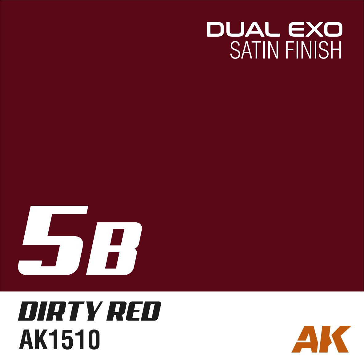 AK Interactive AK1547 DUAL EXO SET 5 – 5A SUPERNOVA RED &amp;amp; 5B DIRTY RED – imagen 4