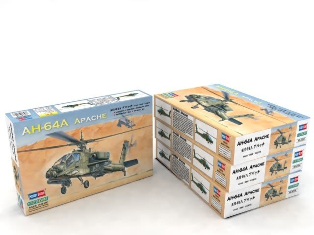 Hobby Boss 87218 AH-64A Apache Attack Helicopter 1/72 – zdjęcie 2