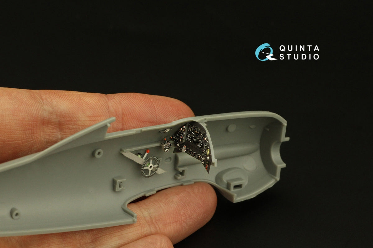 Quinta Studio QD48402 Gloster Gladiator MKII 3D-Printed &amp;amp; coloured Interior on decal paper (I Love Kit) 1/48 – imagen 6
