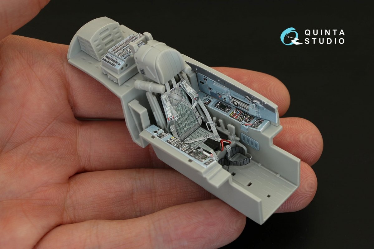 Quinta Studio QD32022 MiG-29SMT 3D-Printed &amp;amp; coloured Interior on decal paper (for Trumpeter kit) 1/32 – imagen 8