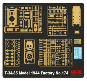 Rye Field Model 5079 T-34/85 Model 1944 Factory No.174 1/35 – imagen 3
