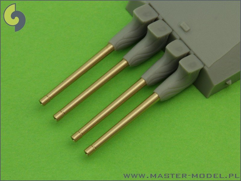 Master SM-700-030 France 380 mm/45 (14.96in) Model 1935 barrels - for turrets with blastbags (8pcs) – imagen 3