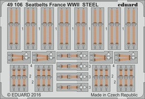 Eduard BIG49342 Seatbelts WWII Allied AF STEEL 1/48 – imagen 5