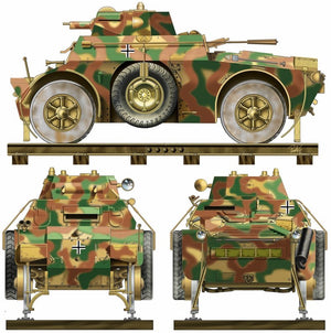 Italeri 7064 Autoblinda AB 40 Ferroviaria 1/72 – zdjęcie 3