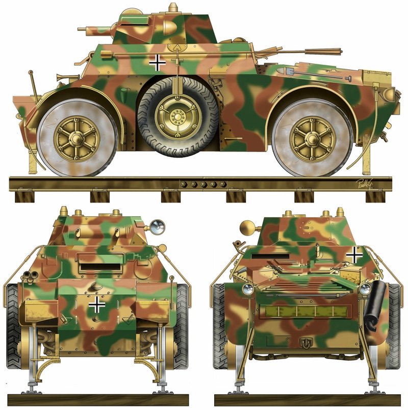 Italeri 7064 Autoblinda AB 40 Ferroviaria 1/72 – zdjęcie 3