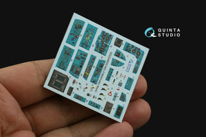 Quinta Studio QD48505 MiG-31BM 3D-Printed &amp;amp; coloured Interior on decal paper (Hobby Boss) 1/48 – imagen 4
