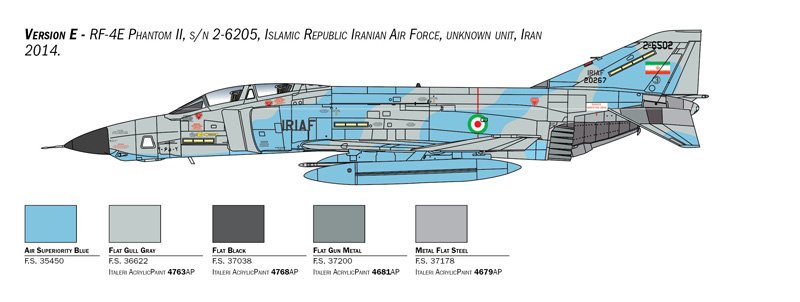 Italeri 2818 RF-4E Phantom II 1/48 – image 8