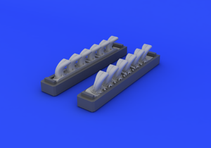 Eduard 648247 Bf 109G exhaust stacks 1/48 EDUARD – imagen 3