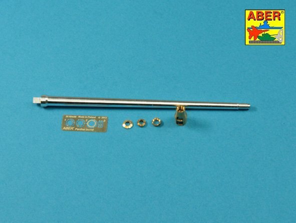Aber 35L-241 7,5 cm barrel with muzzle brake for Panther Ausf.A 1/35 – zdjęcie 2
