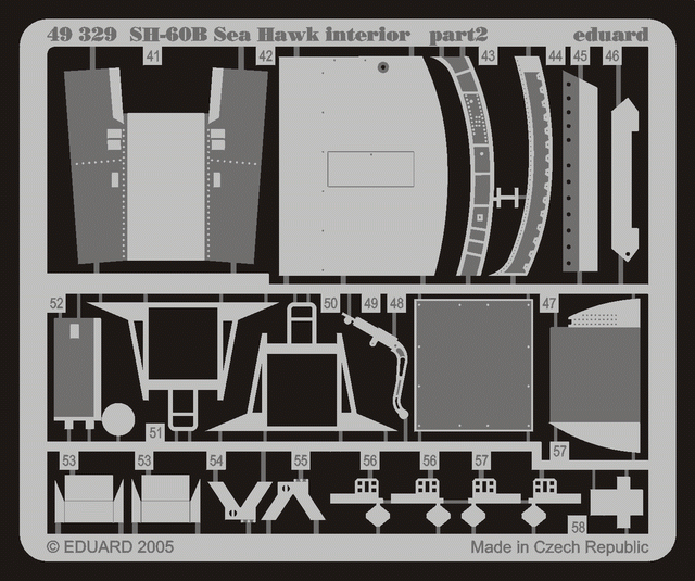 Eduard 49329 SH-60B interior 1/48 Italeri – image 3