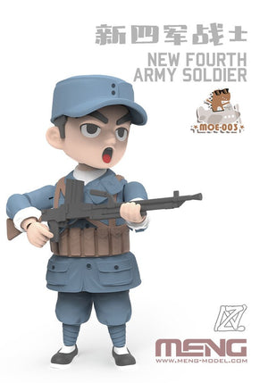 Meng Model MOE-003 New Fourth Army Soldier 100mm – zdjęcie 5