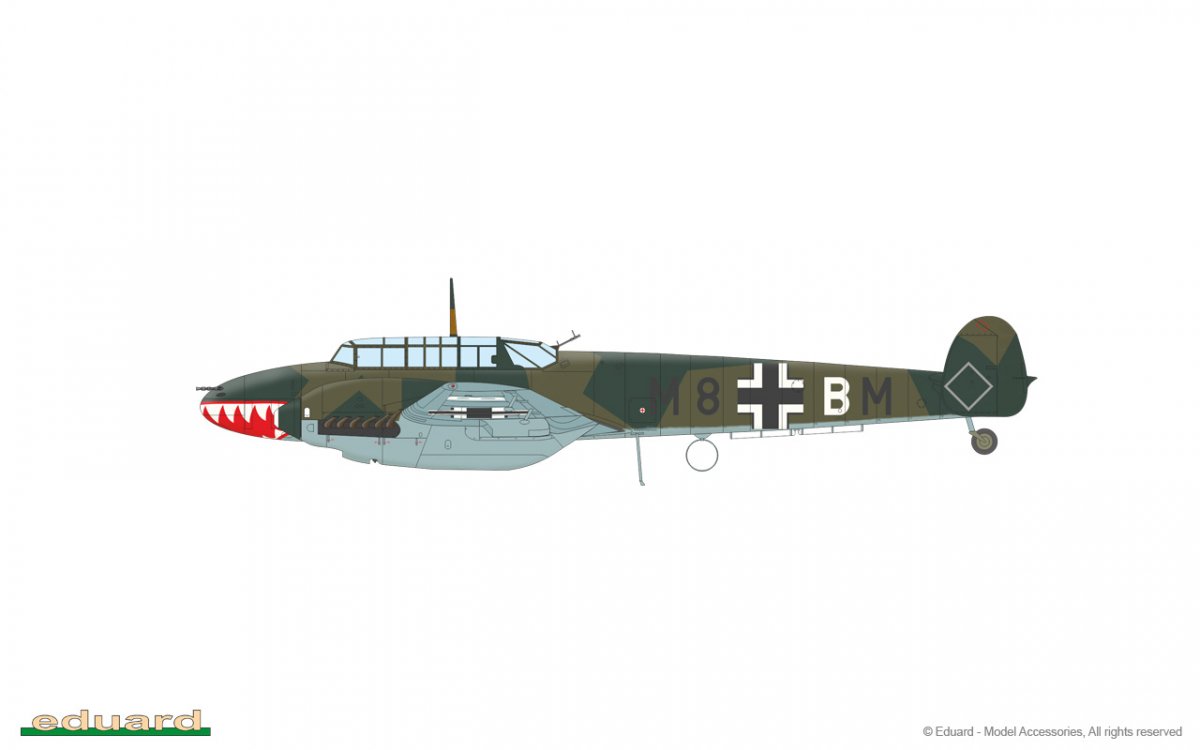 Eduard 8209 Bf 110C 1/48 – zdjęcie 18