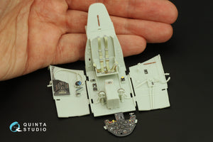 Quinta Studio QD32163 Bf 109G-2/4 3D-Printed &amp;amp; coloured Interior on decal paper (Revell) 1/32 – imagen 12