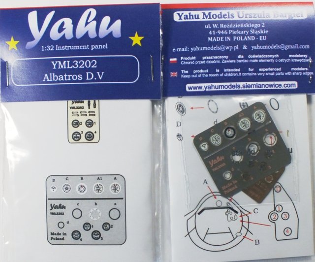 Yahu YML3202 Albatros DV (Wingnut Wings) 1/32