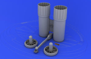 Eduard 632011 F-4 exhaust nozzles USN late 1/32 (Tamiya) – immagine 2