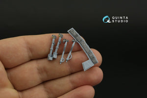 Quinta Studio QDS-35090 AH-64A 3D-Printed &amp;amp; coloured Interior on decal paper (Academy) (Small version) 1/35 – imagen 6