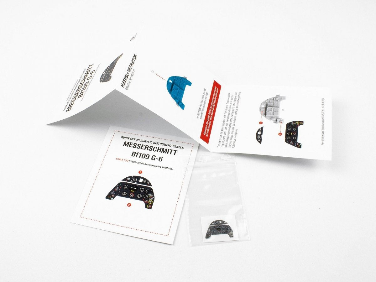 Red Fox Studio QS-32009 Messerschmitt Bf-109 G6 Revell 1/32 – image 3