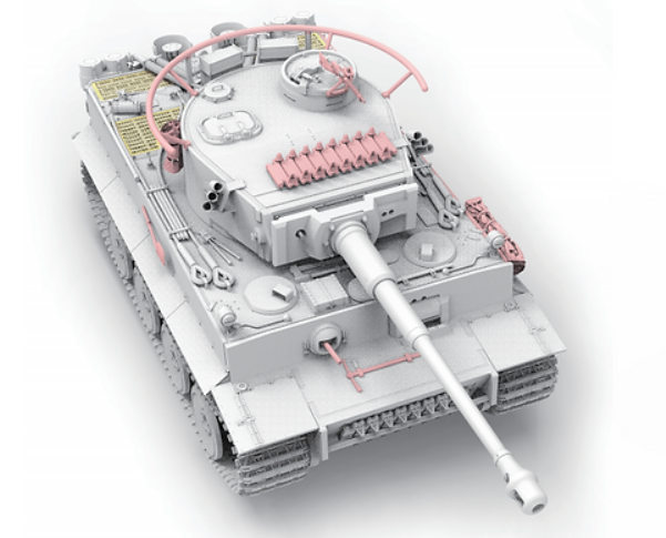 Border Model BT-023 Imperial Japanese Army Tiger I w/ Resin commander figure 1/35 – imagen 3