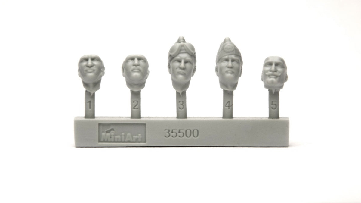 MiniArt 35500 Italian Tank Crew. Resin Heads 1/35 – Bild 5