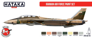 Hataka AS119 Iranian Air Force Paint Set 8x17 ml