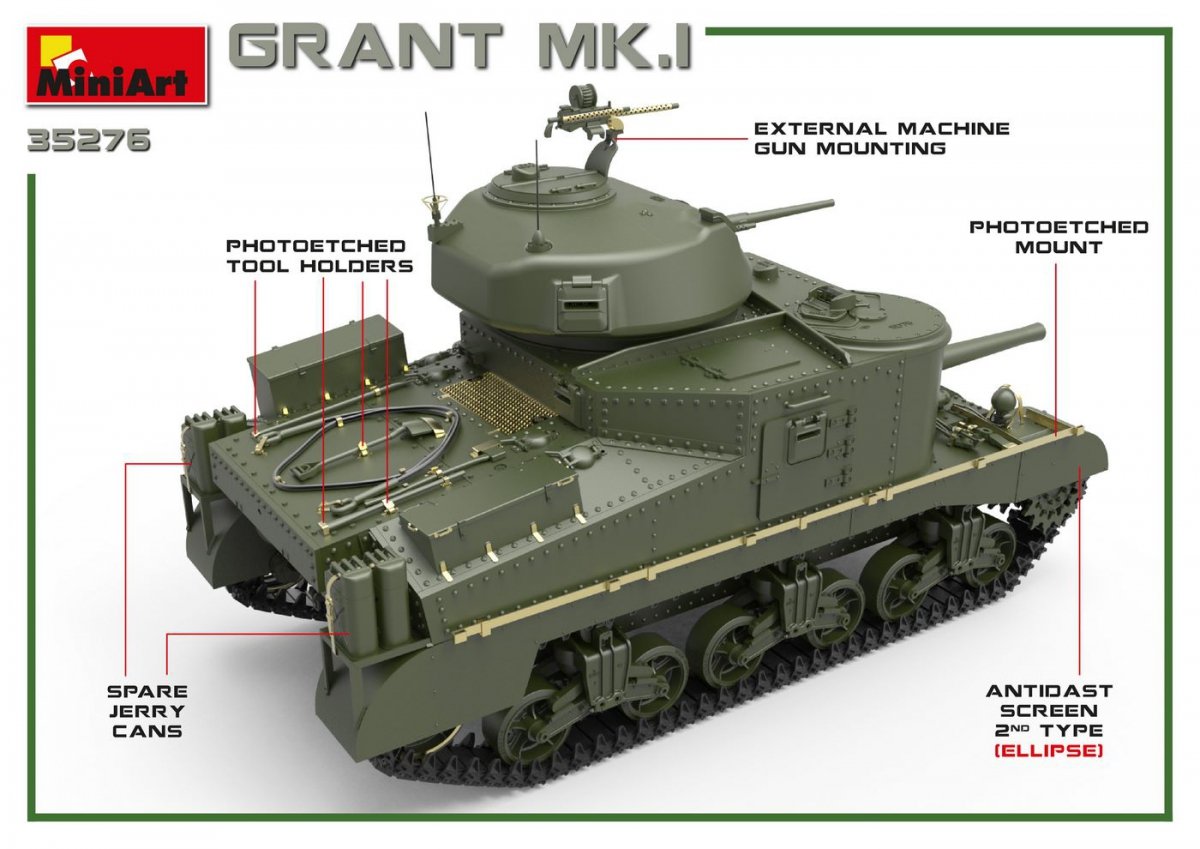 MiniArt 35276 GRANT Mk.I 1/35 – zdjęcie 4