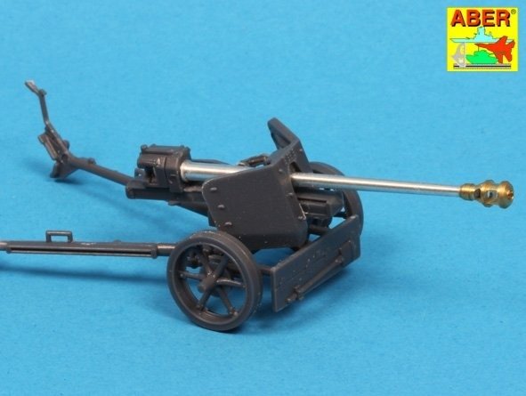 Canon de 75 mm allemand Aber 72L-56 pour PaK40 avec frein de bouche tardif, échelle 1/72 – image 4