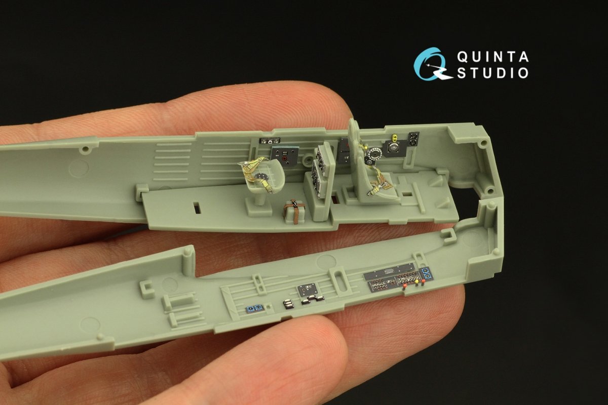 Quinta Studio QD72059 Ju 87 D/G 3D-Printed &amp;amp; coloured Interior on decal paper (Academy/Special Hobby) 1/72 – imagen 4