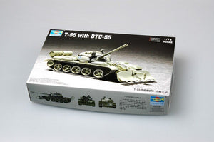 Trumpeter 07284 T-55 with BTU-55 1/72 – immagine 2