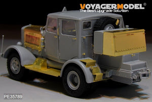 Voiture militaire Hanomag SS100 de la Seconde Guerre mondiale avec transporteur de roquettes V2, modèle Voyager PE35789, pour TAKOM 2110, échelle 1/35 – image 12