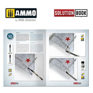 AMMO of Mig Jimenez 6521 How To Paint Bare Metal Aricraft Solution Book – imagen 6