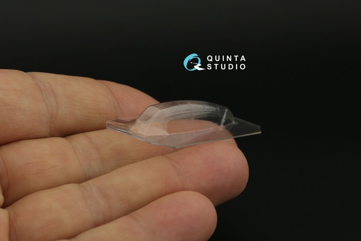 Quinta Studio QC72050 Me-262B-1a vacuumed clear canopy (Revell) 1/72 – imagen 6