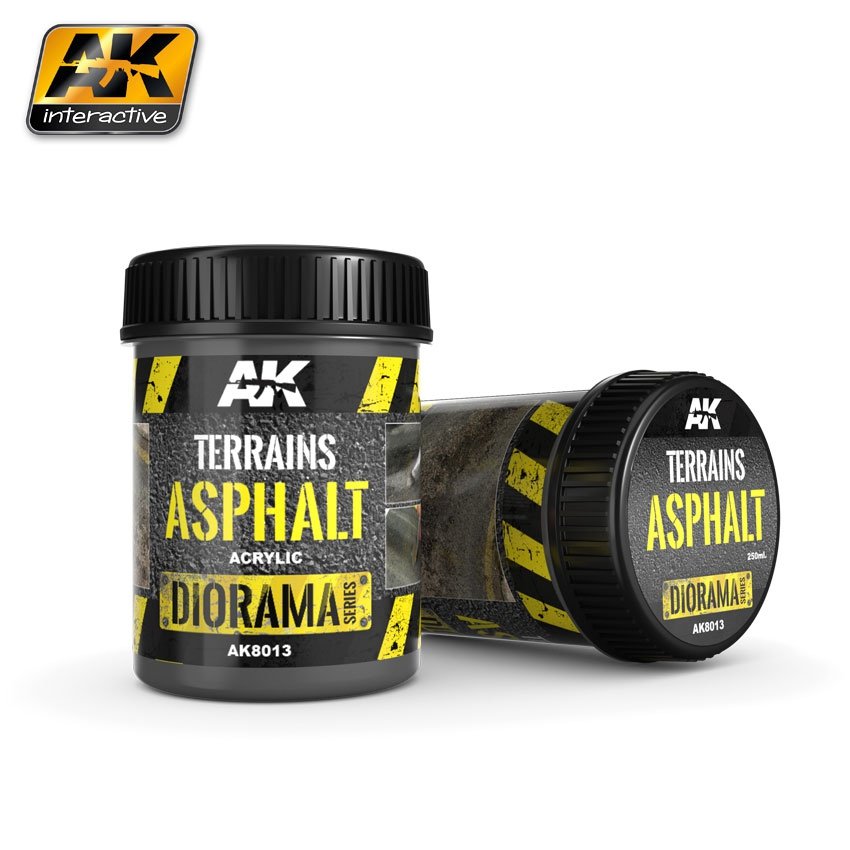 AK Interactive AK8013 Terrains Asphalte 250ML