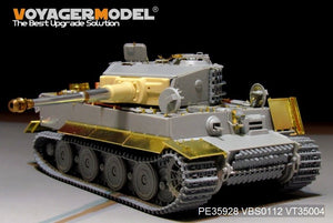 Maquette Voyager PE35928 Char Tiger I allemand de la Seconde Guerre mondiale, production tardive, pour TRUMPETER 09540, échelle 1/35 – image 2