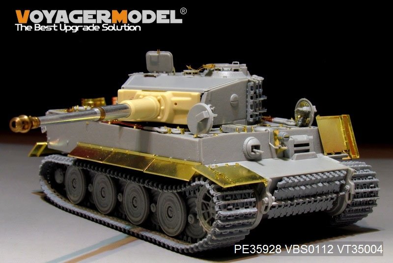 Maquette Voyager PE35928 Char Tiger I allemand de la Seconde Guerre mondiale, production tardive, pour TRUMPETER 09540, échelle 1/35 – image 2