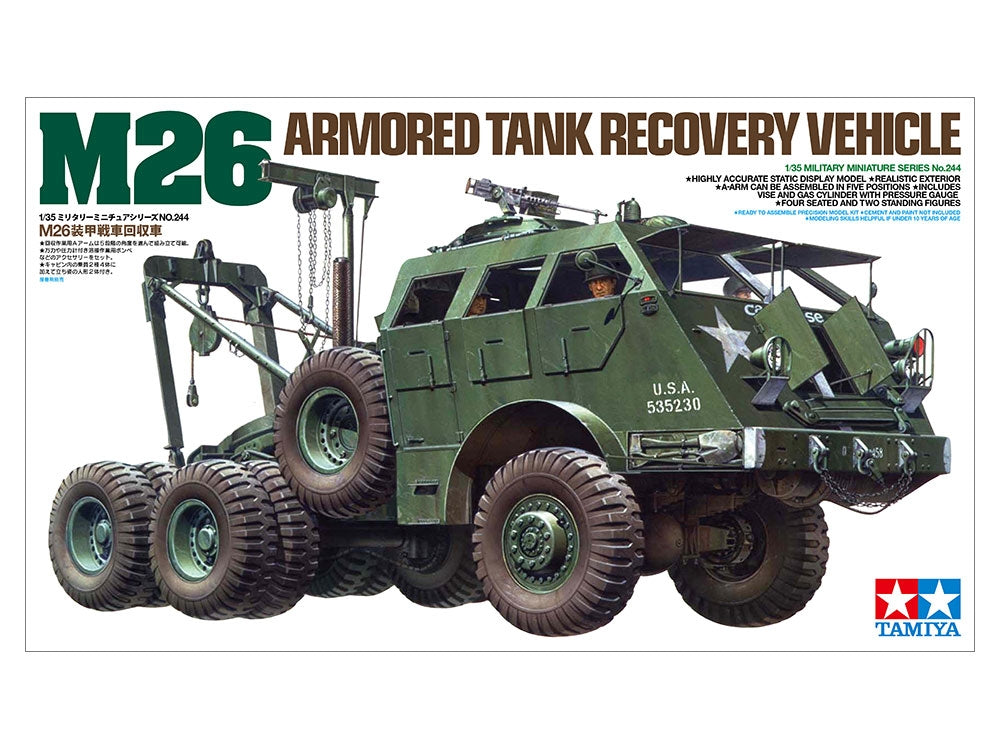 Tamiya 35244 M26 Armored Tank Recovery Vehicle 1/35 – Bild 2