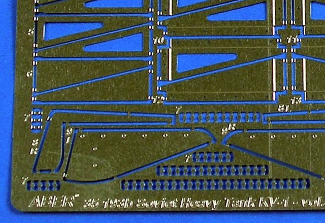 Aber 35193 Russian heavy tank KV-1 - vol.3 - additional set - fenders, late model 1/35 – imagen 2