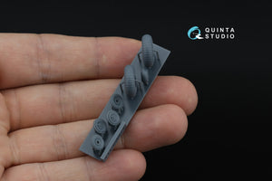 Quinta Studio QT48064 LaGG-3, MiG-3, La-5/La-7/La-9, Yak-7/Yak-9, I-185/250 Wheels (radial tread) (all kits) 1/48 – Bild 5