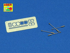 Aber R-28 German width indicator for Sd.Kfz.231; 232; 250; 251 (4 pcs.) 1/35