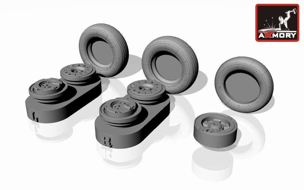 Armory Models AW48016 Yakovlev Yak-38 Forger wheels 1/48 – zdjęcie 2