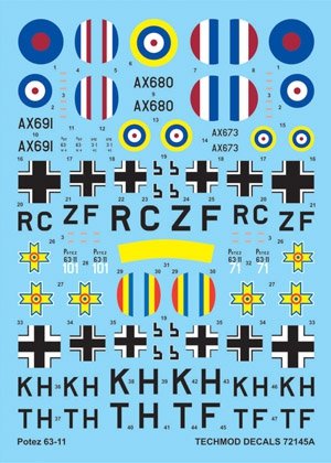 Techmod 72145 - Potez 63-11 1/72
